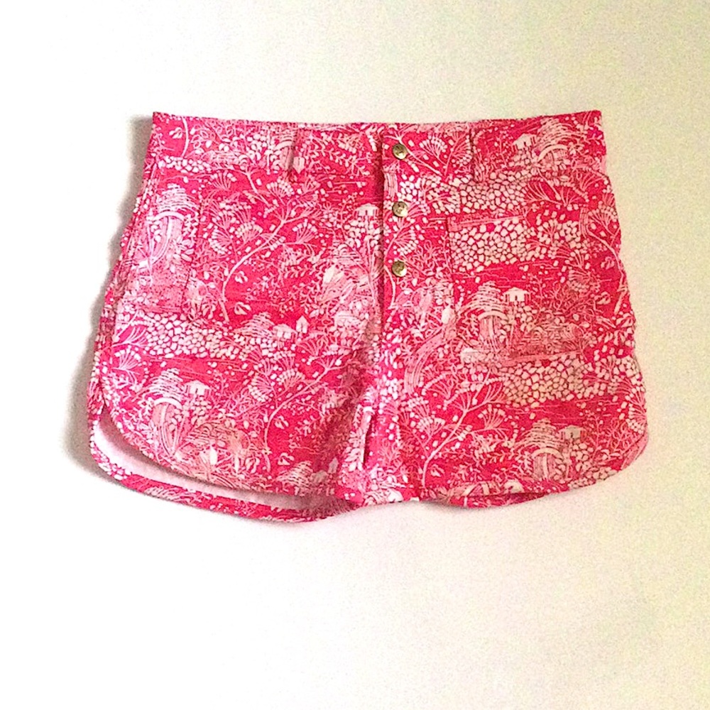 COPY - Girl’s red and white shorts.